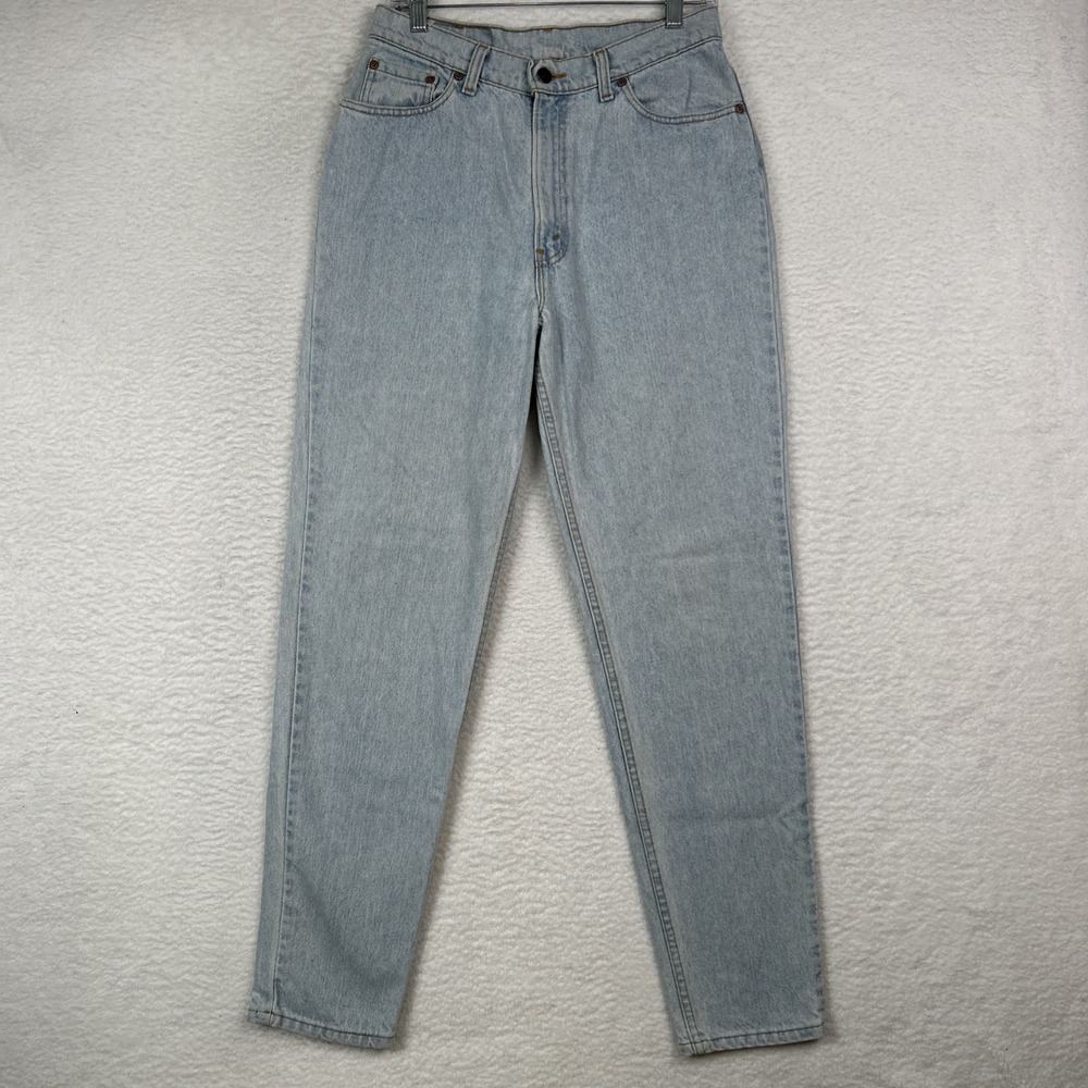 VTG Levis Jeans‎ Womens 13 M Blue Denim Light Wash Mom Tapered USA 17512-0233